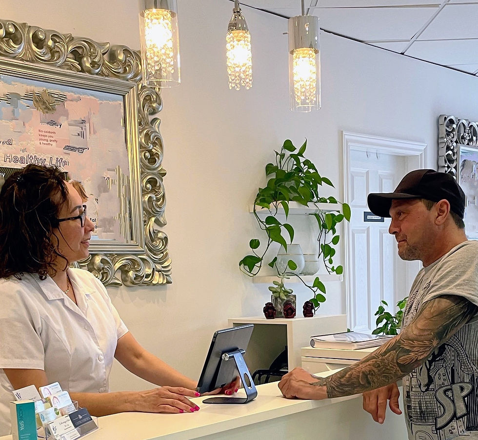 rofessional esthetician skin consultation in Surrey BC