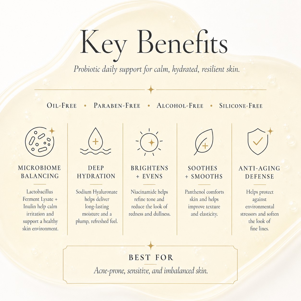 Beauty of Balance serum key benefits