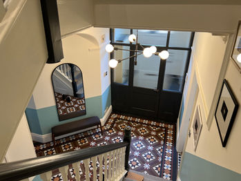 Edwardian Entrance Hall Sutton Coldfield West Midlands Interior Design, London Kyle Broughton-Frew KBF Interior Design 