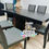 Miniatura: Comedor Donali 6 sillas choco 