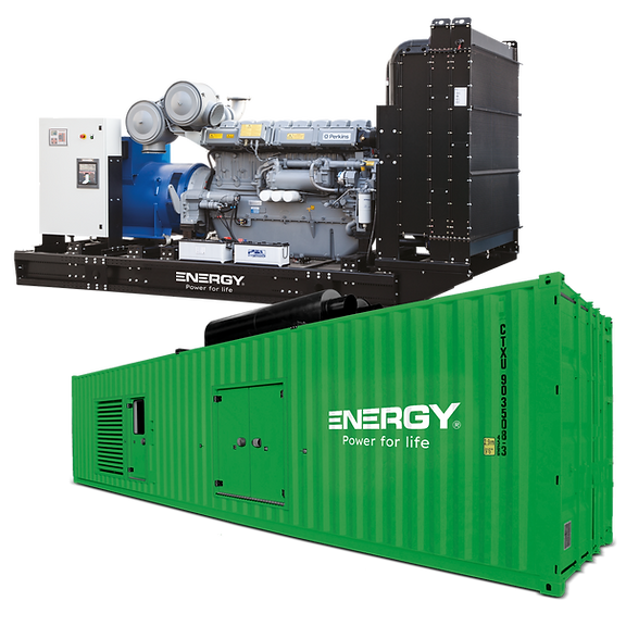 Włoskie przemysłowe agregaty prądotwórcze. Seria Industrial EY-1850P 1850kVA