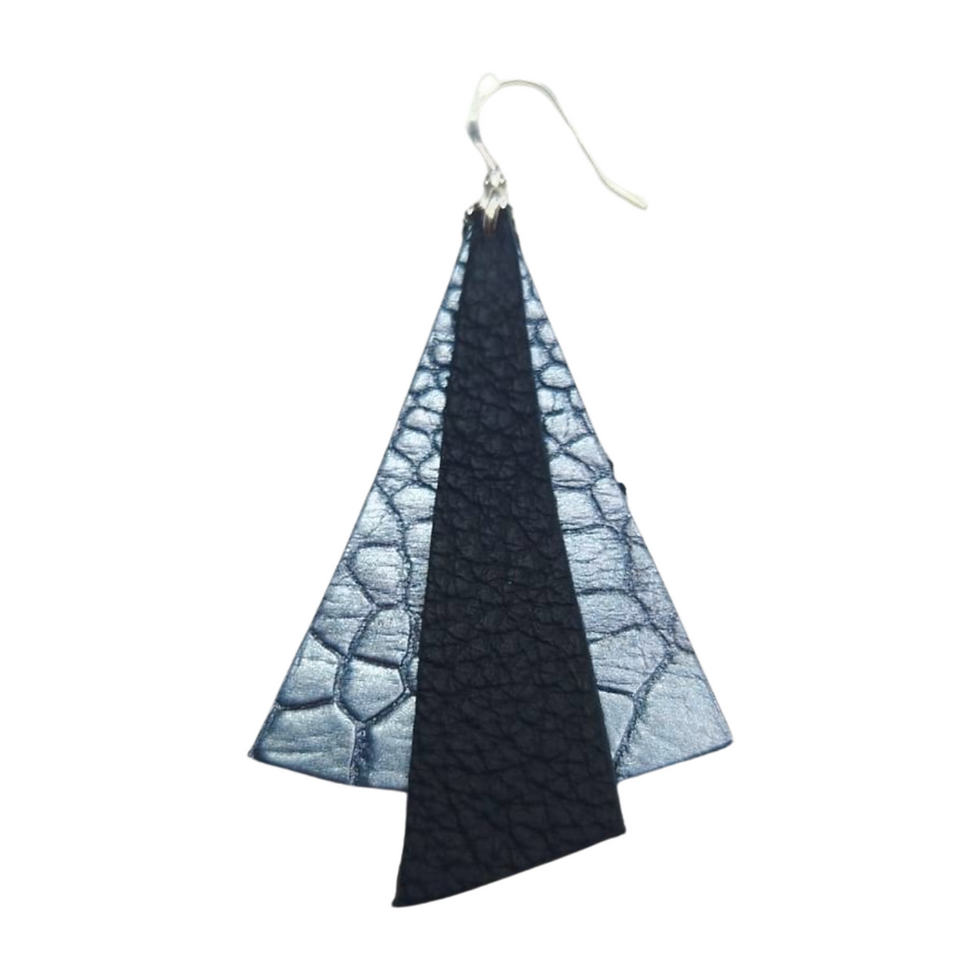 Thumbnail: Zesty Bloom Leather Earrings