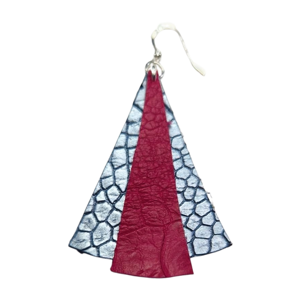Thumbnail: Zesty Bloom Leather Earrings
