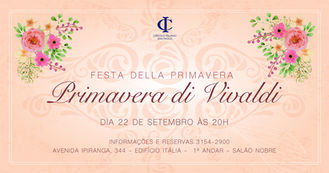 Obra di Vivaldi inspira a Festa da Primavera!