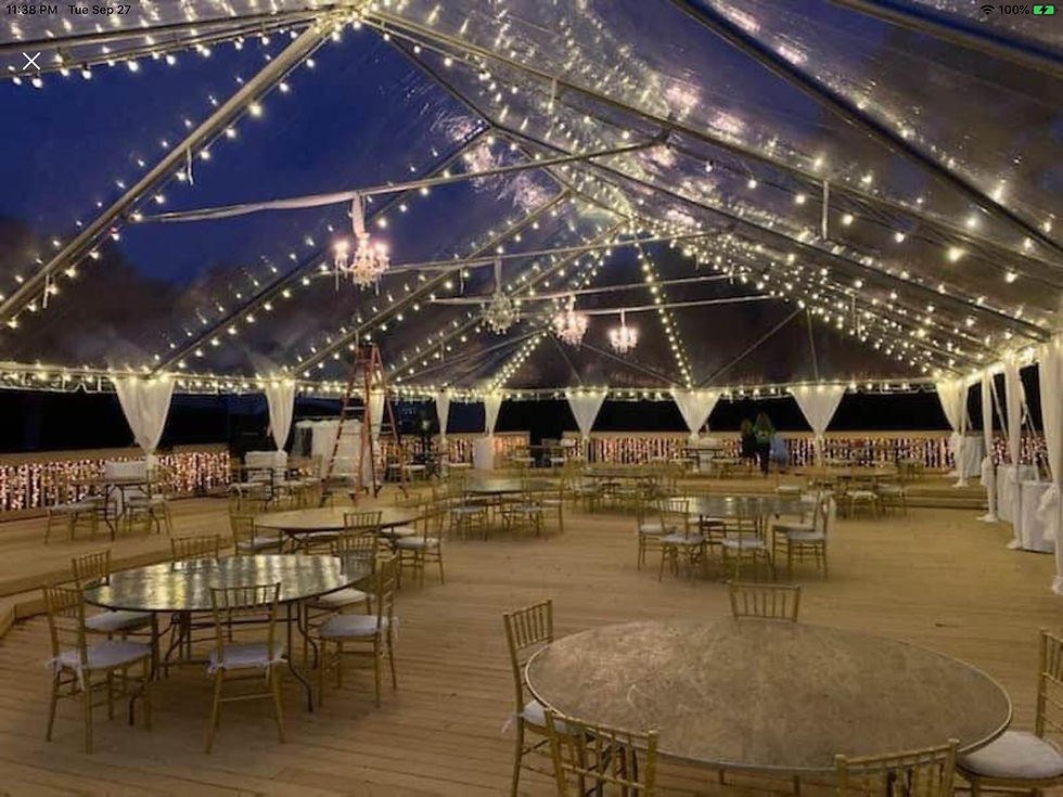 clear tents