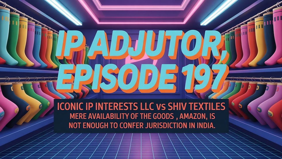 Iconic IP Interests LLC & Anr. v. Sarju Confectionery LLP