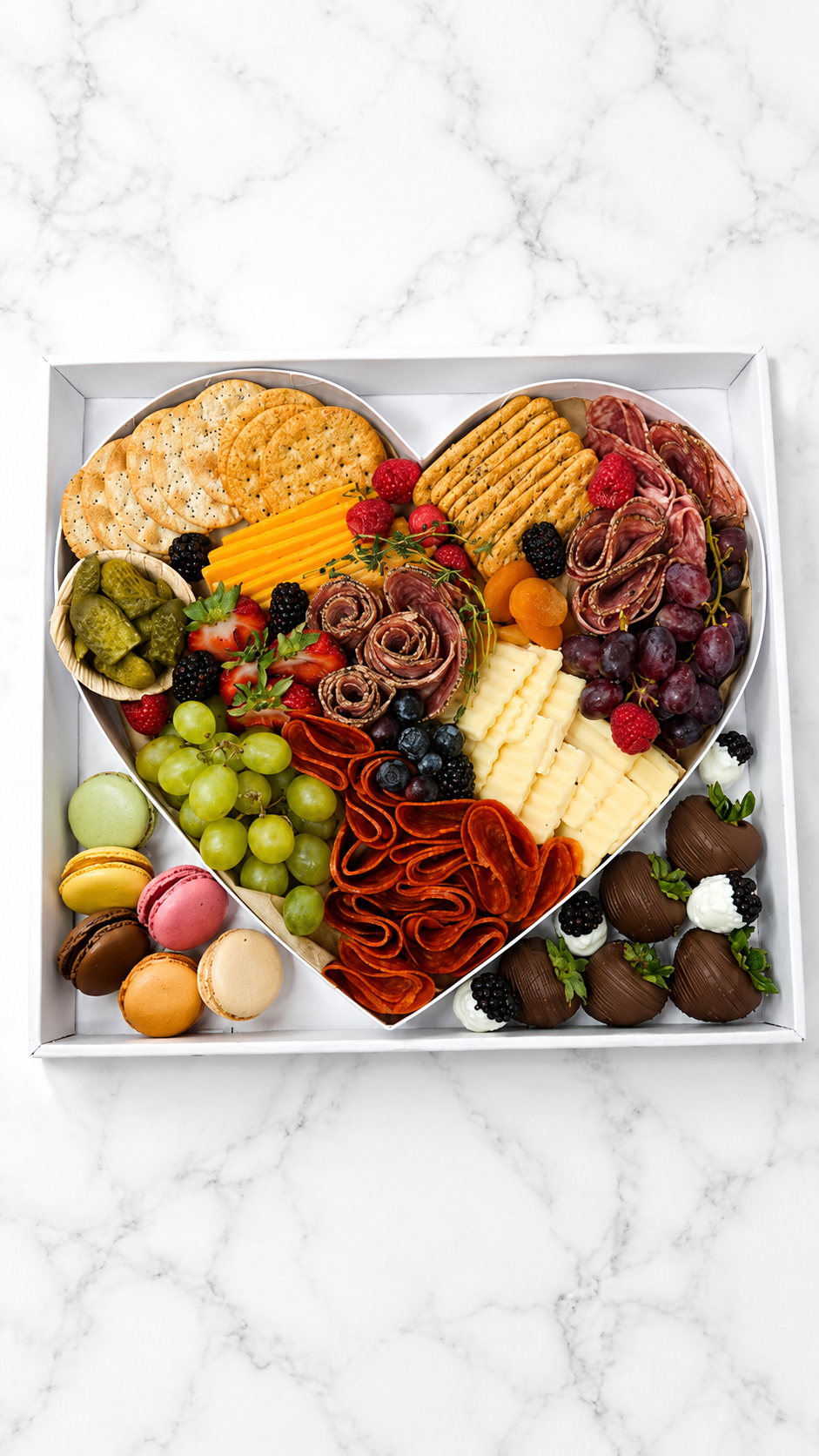 Thumbnail: Heart Charcuterie Board