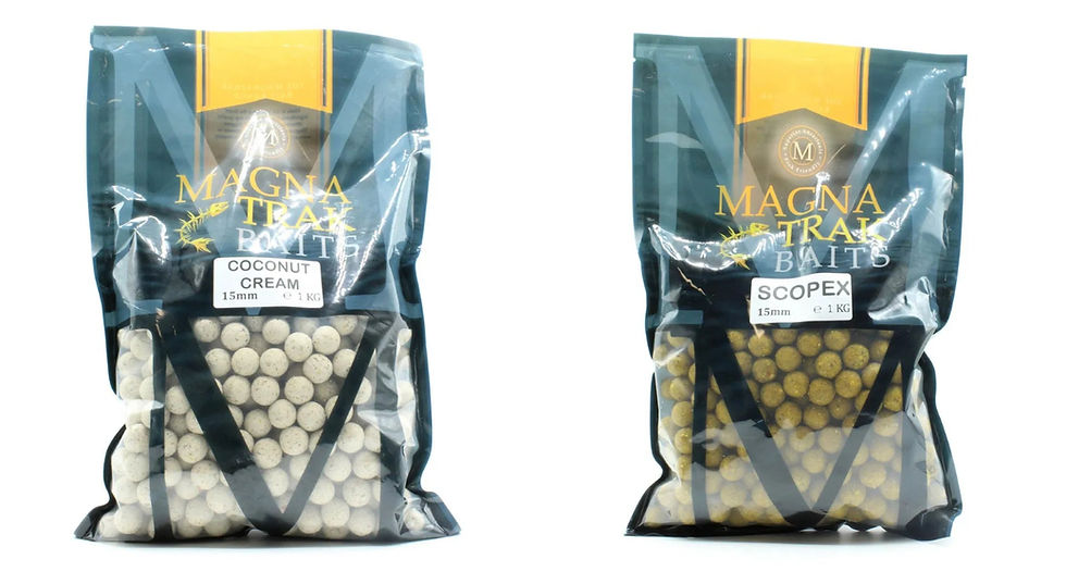 1kg bags of our 15mm Magnatrak Boilies
