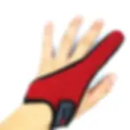 Single finger casting glove for sea fishing