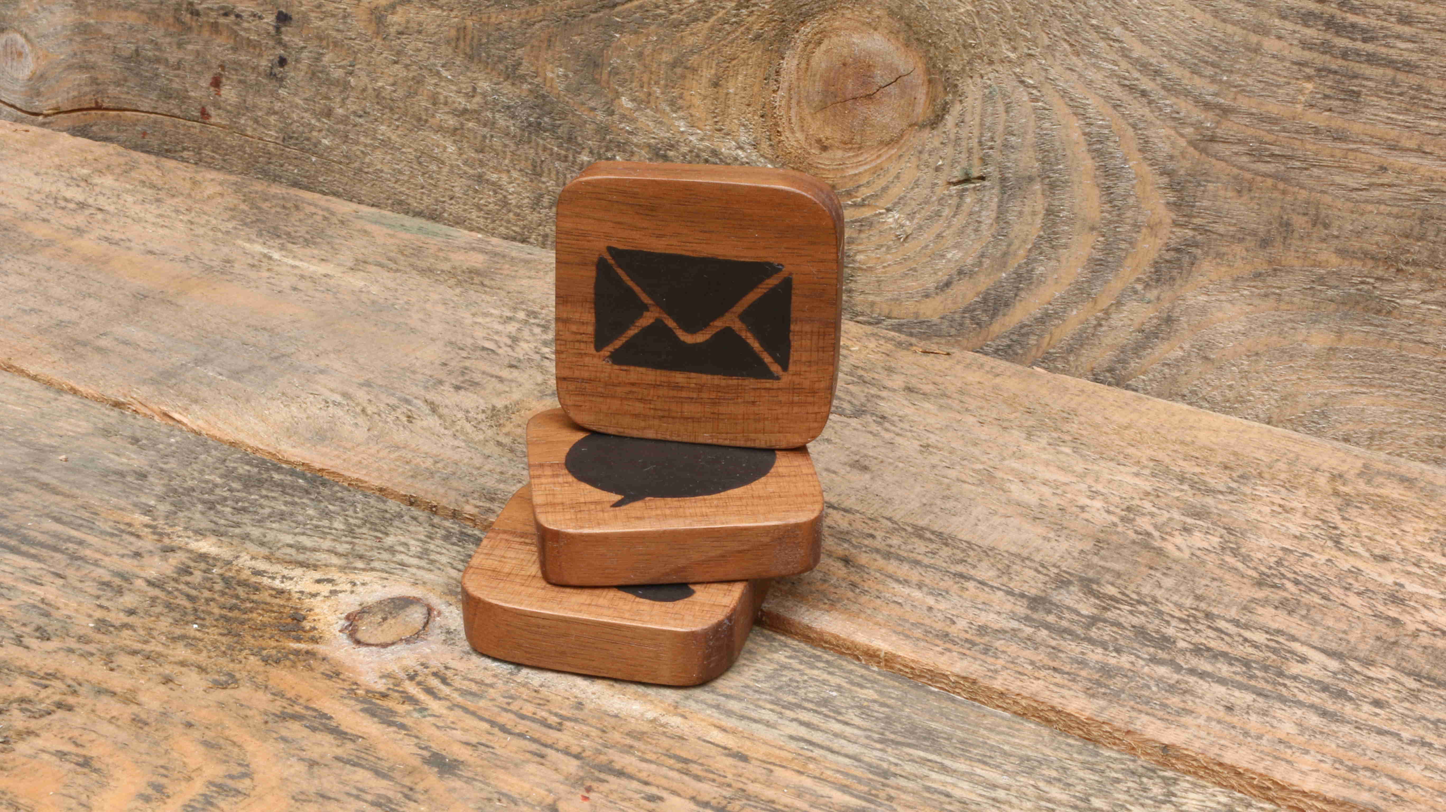 Wooden App Icons