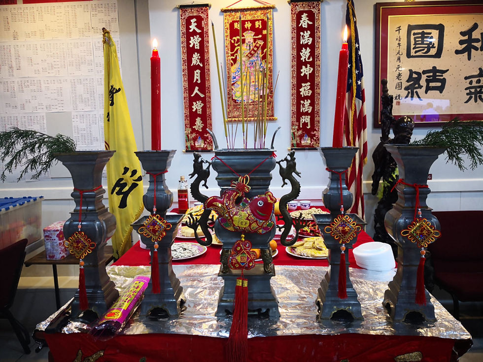 公所正月初五拜财神, 2024年2月14日在公所拜财神, 祈祷我们所有会员龙年大吉, 财源滚滚