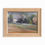 Thumbnail: Landscape painting in a wooden frame.