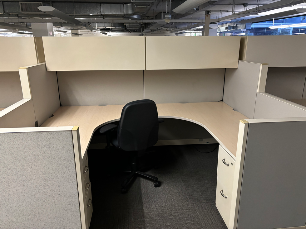 Elena's Cubicle: Before