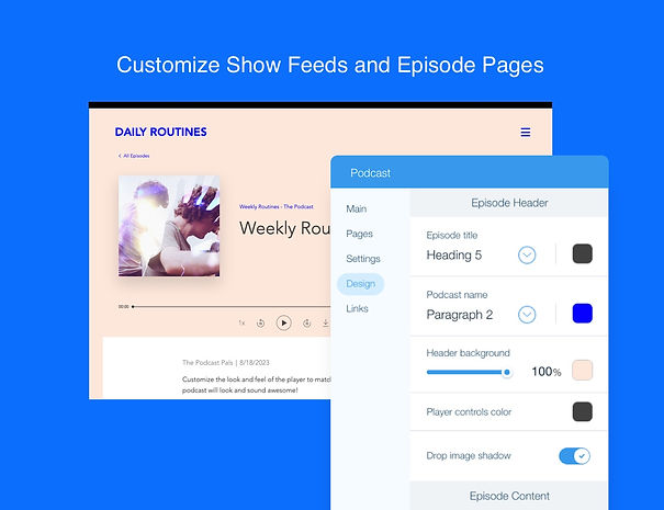 Wix Podcast Player Preview 3