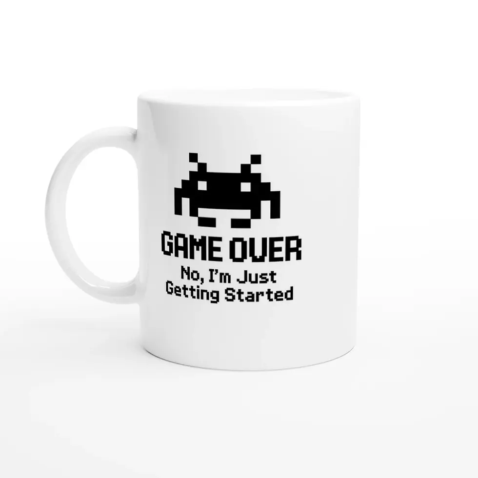 Space Invaders Game Over Mug