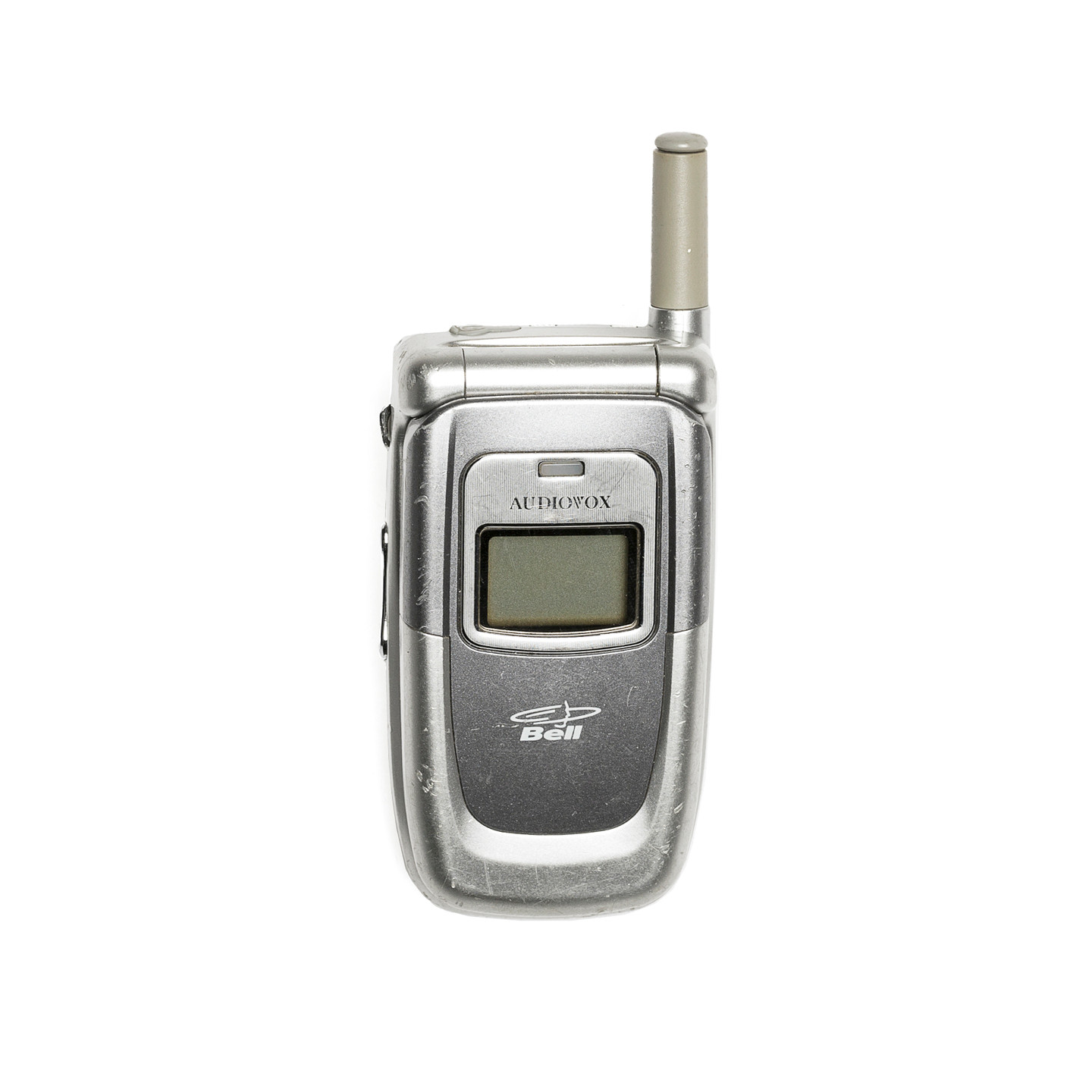Silver Flip Phone