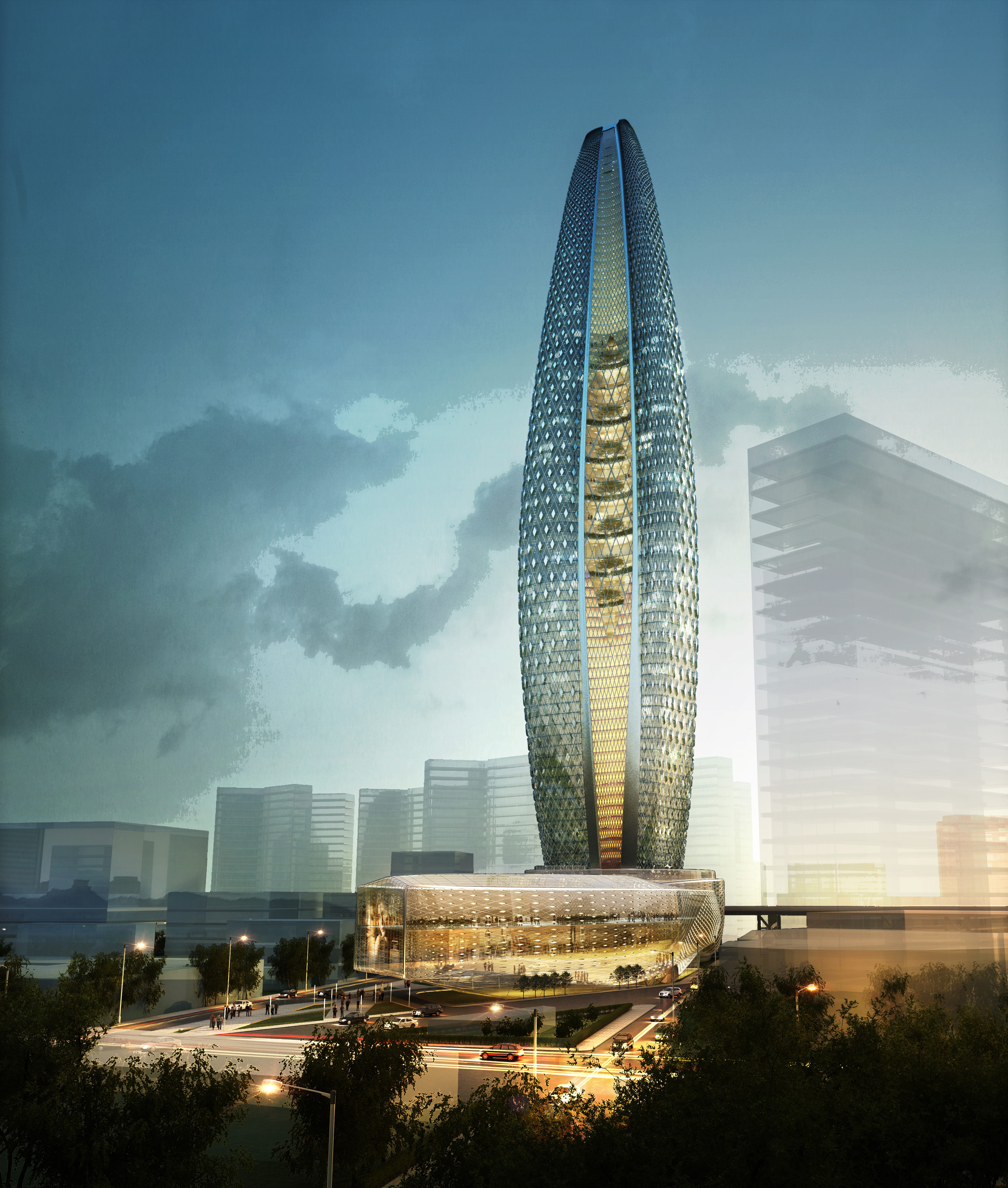 Hotel Tower and Sky Garden — project view 2