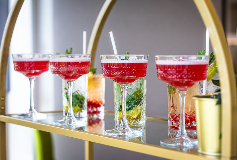 mobiele bar met branding voor bedrijfsevents