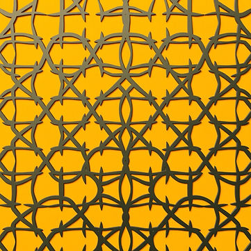 A sophisticated lattice design for my website background based in the yellow-orange colour