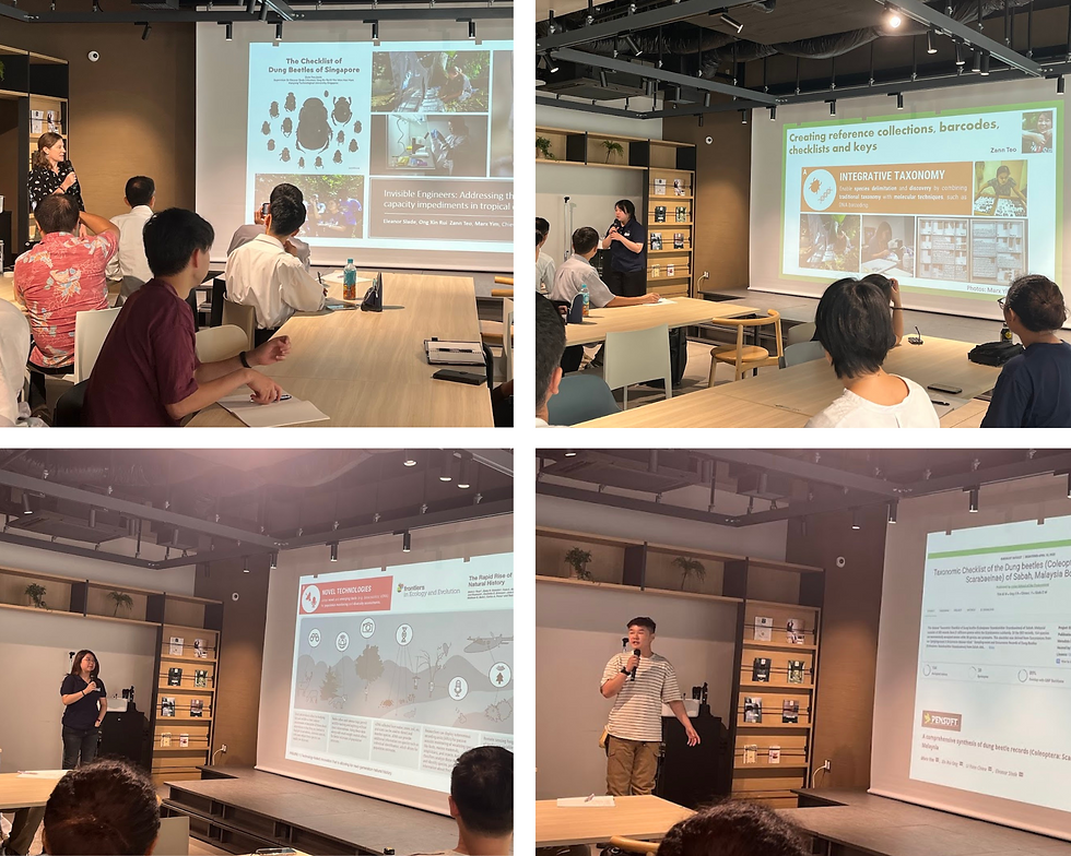 A series of presentations from TEE Lab members in the Hiroshima University. Photo 2025, Chiew Li Yuen.