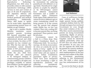 Age, Surrogacy and Privacy