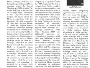 VISAS AND MARRIAGES - A DILEMMA