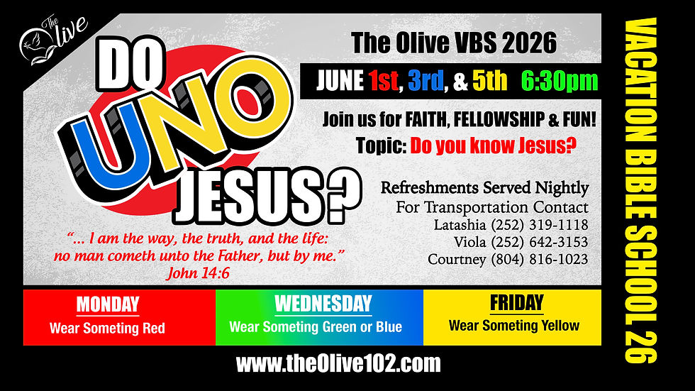 DO U KNOW JESUS? Vacation Bible School 2026