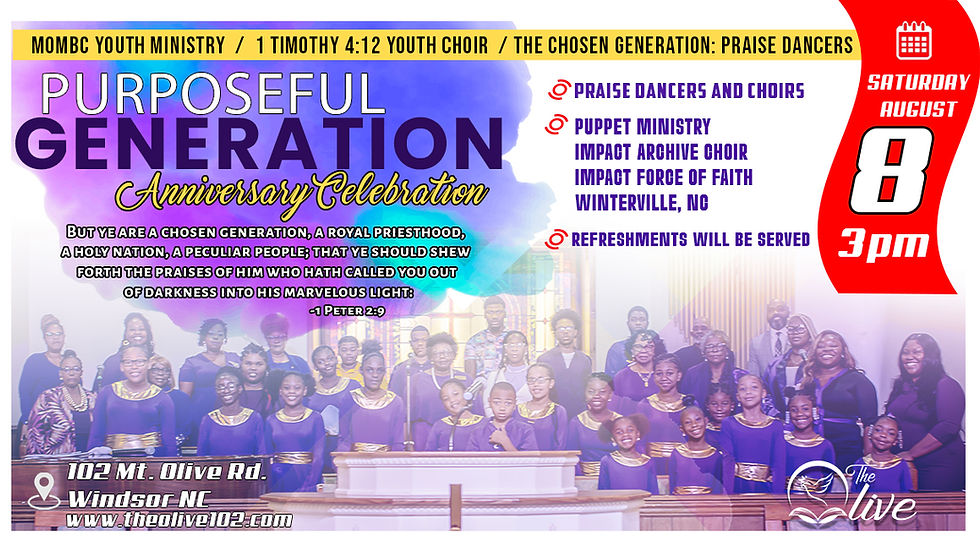 Youth Ministry Anniversary Weekend