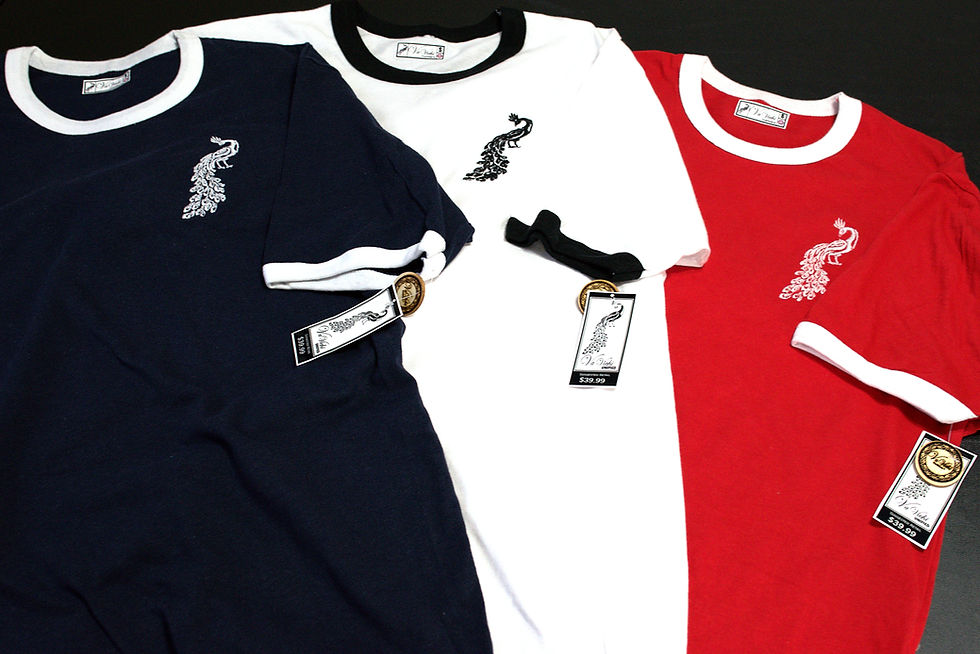 Thumbnail: VaVichi King Embroidered Ringer Tee