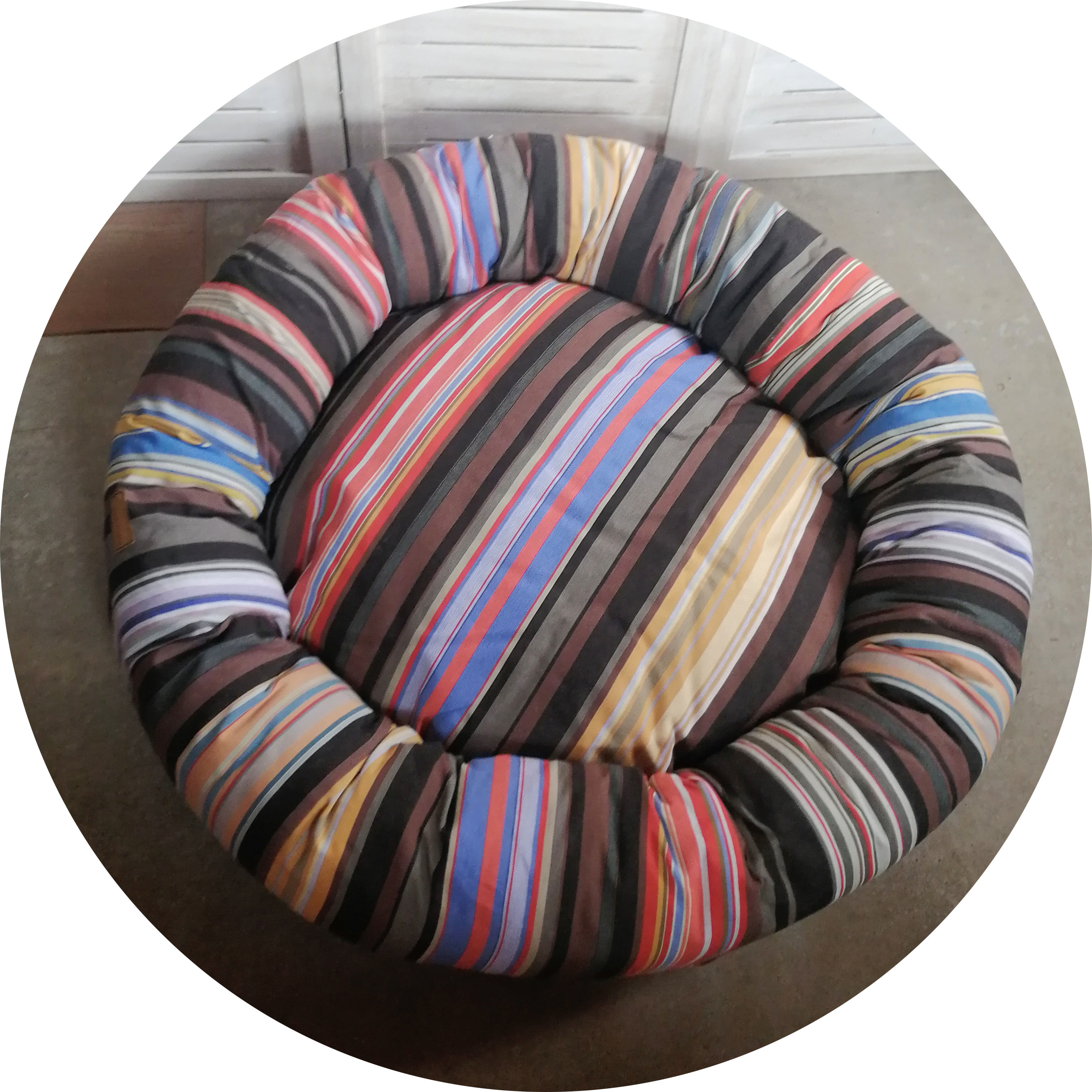 Hundebett Rund  RIGAUD Grösse S–L