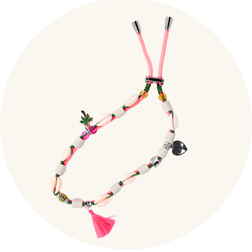 Miniaturbild: EM Muschel Halsband handgeknüpft Arizona