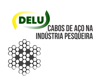 Cabo de aço na indústria pesqueira
