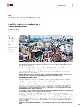 To create net-zero cities, we need to look hard at our older buildings