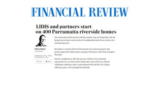 Financial Review: LIDIS and partners on the $250 million Riverside Tower on the city's riverfront