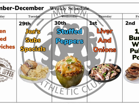 This Week's Lunch Specials