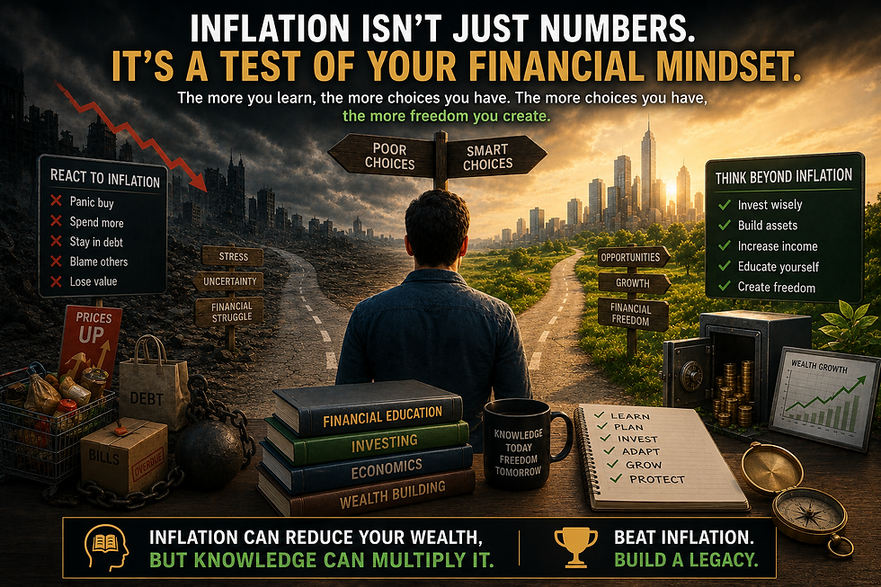 Transformer l'inflation en opportunité grâce à la connaissance : un chemin vers la liberté financière.
