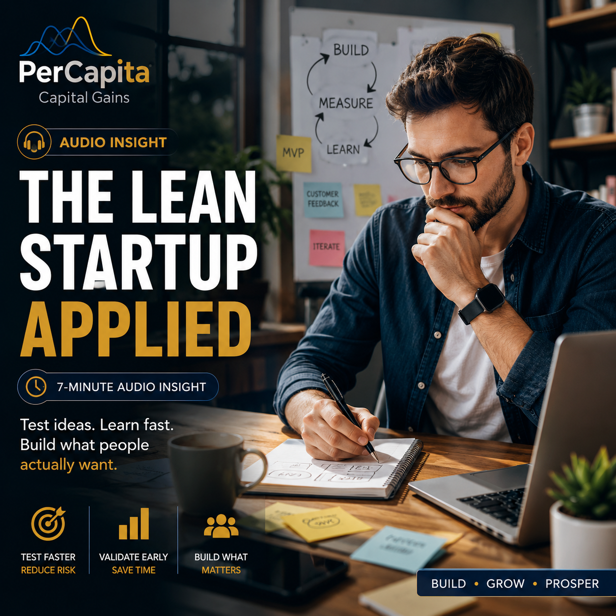 Lean Startup Appliqué: Résumé Audio en Français – 7 min