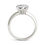 Thumbnail: 2 CTW Round Lab Grown Diamond Six Prong Solitaire Engagement Ring - G-Vs
