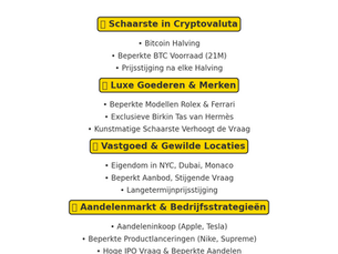 De Schaarsteformule: Hoe Beperkt Aanbod Extreem Vermogen Creëert 🏆