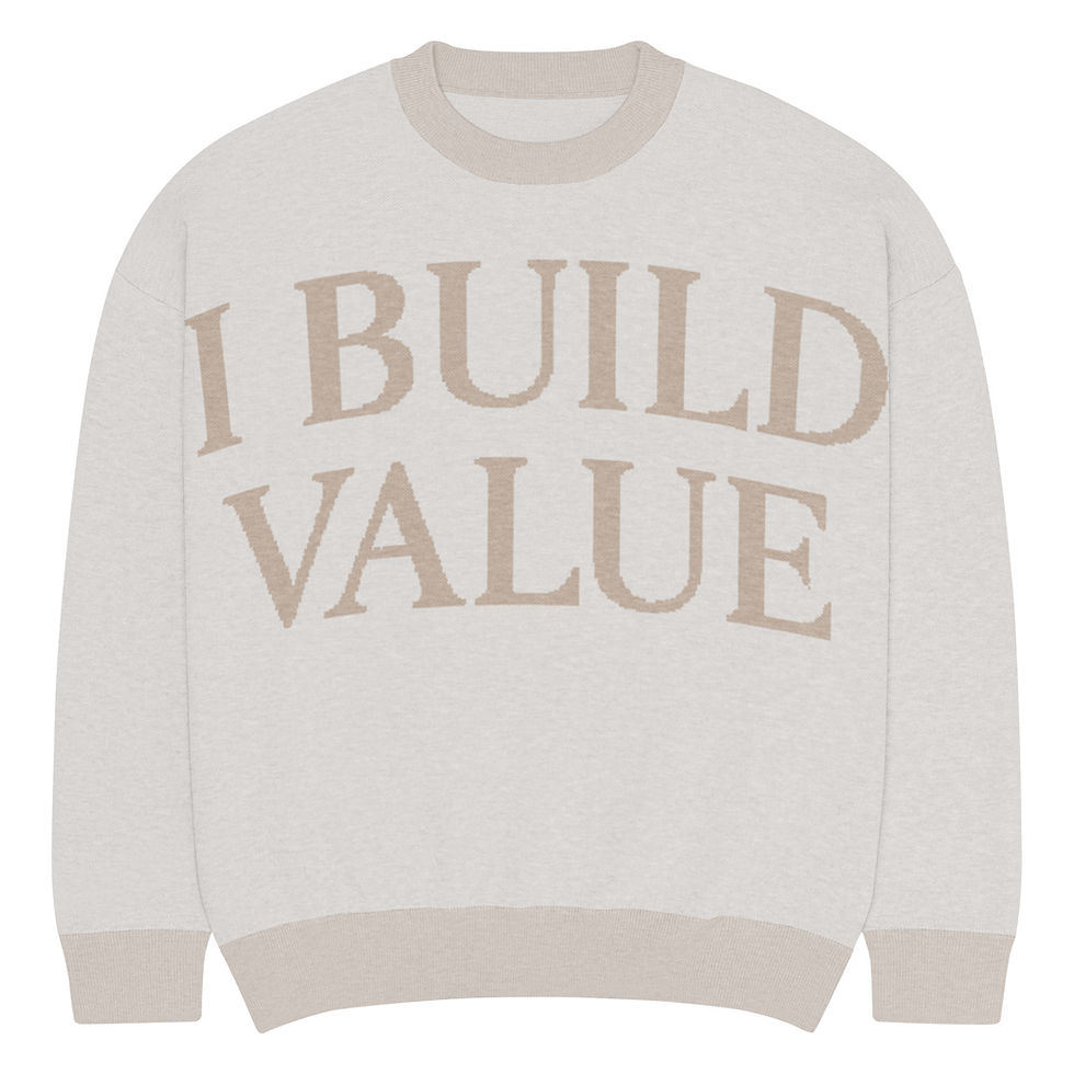 Miniature : Pull col rond en tricot coupe décontractée