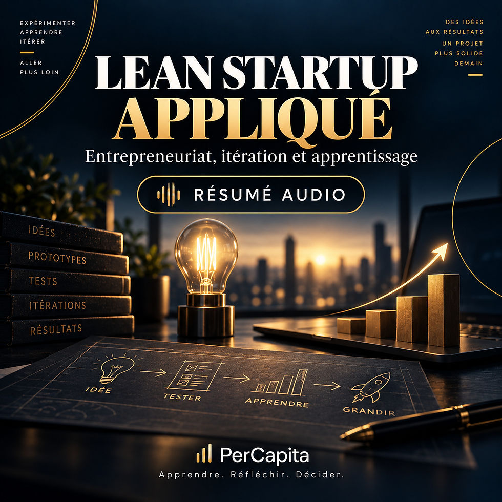 Couverture du résumé audio « Lean Startup appliqué » de PerCapita.