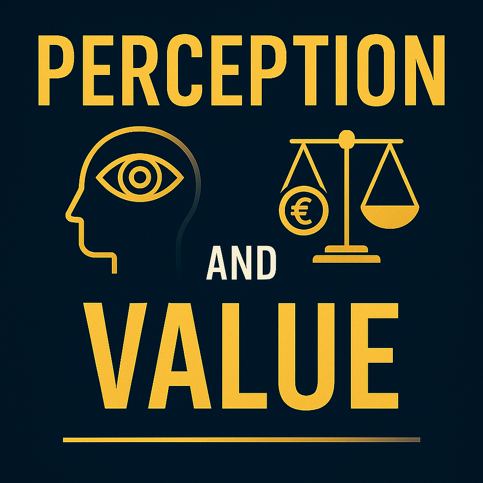 Exploring the relationship between perception and value: how our views shape economic worth.