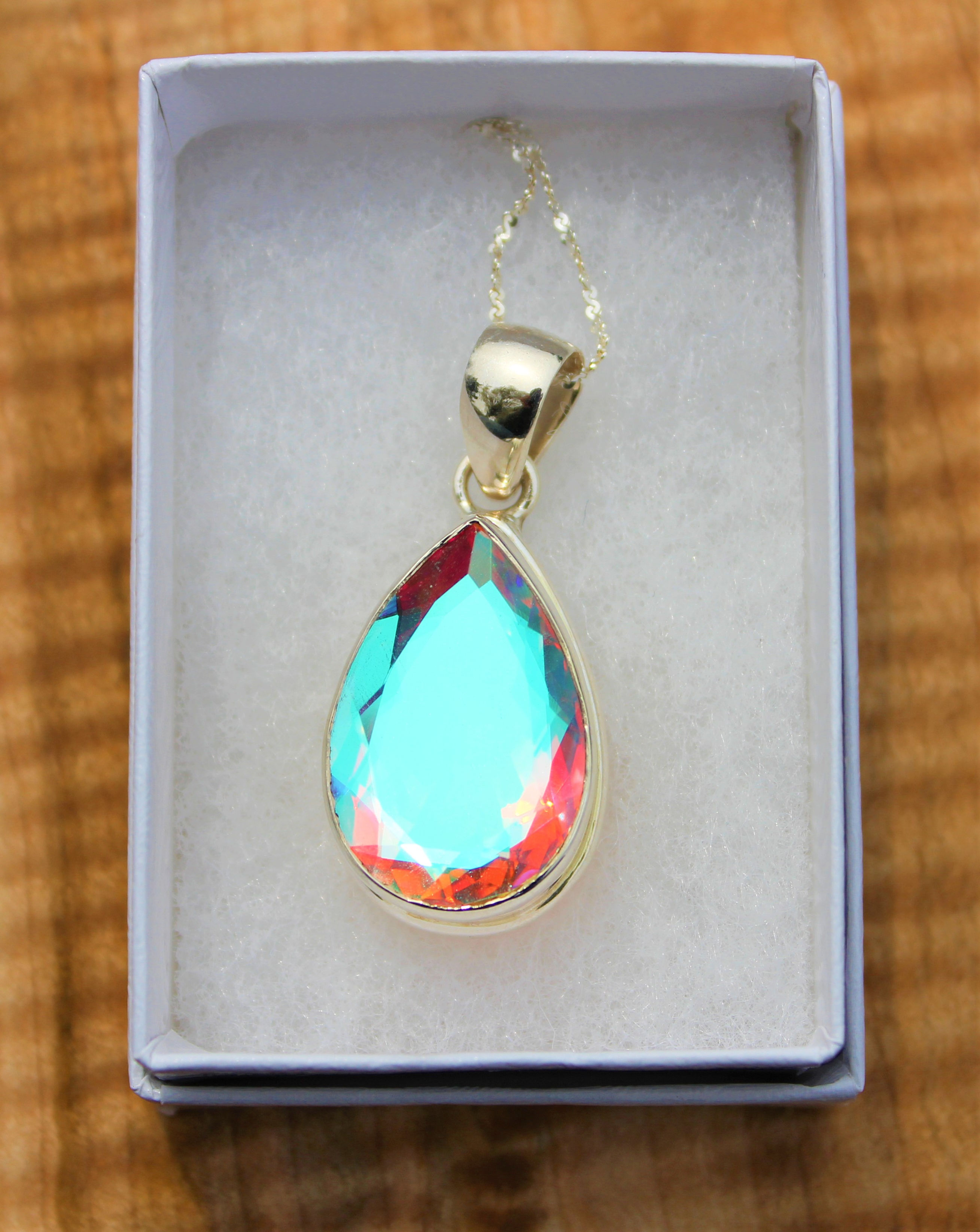 Silver Topaz Necklace