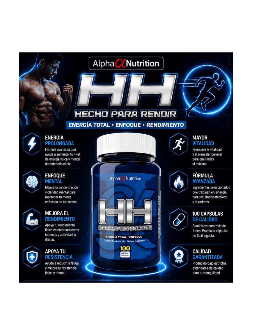 Miniatura: Alpha High Health X-Strength 100 Caps | Formula de Rendimiento Fisico Masculino