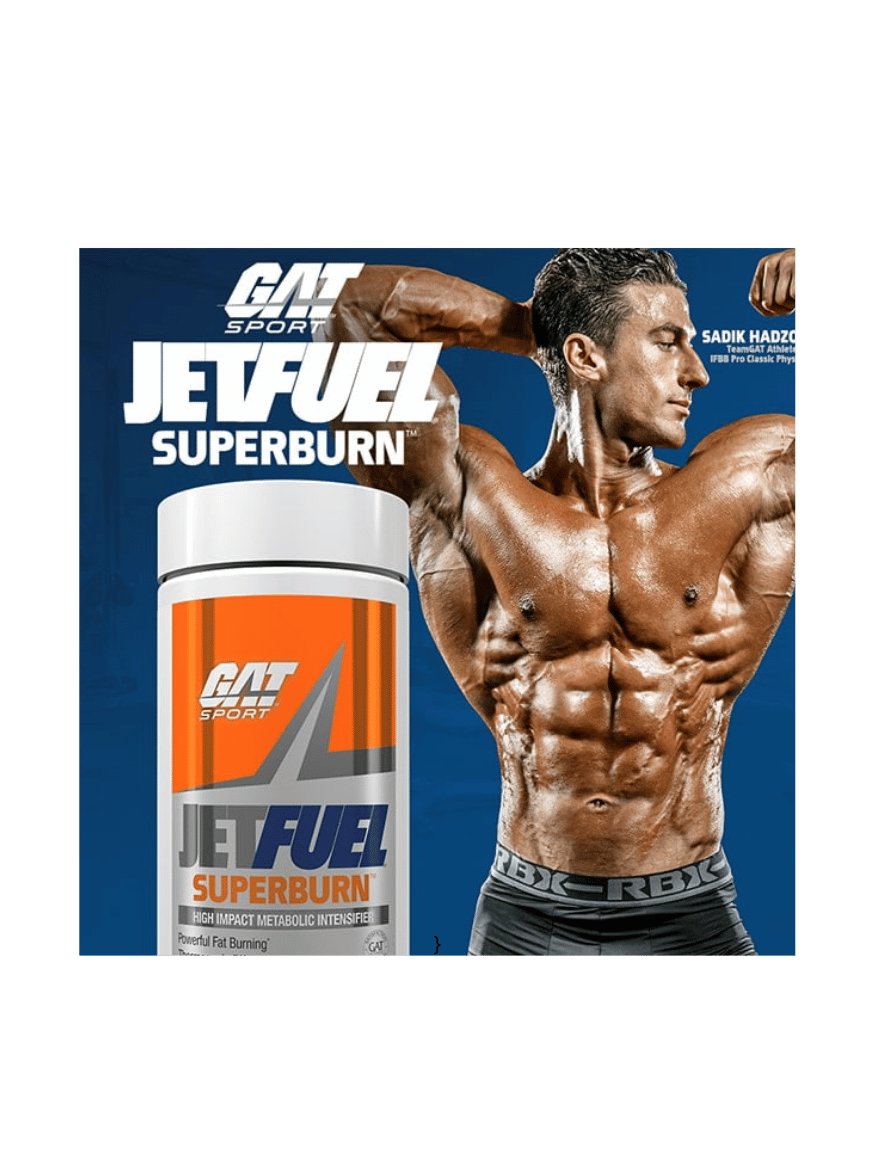 Miniatura: GAT Jetfuel Superburn 120 Caps | Formula Termogenica para Definicion