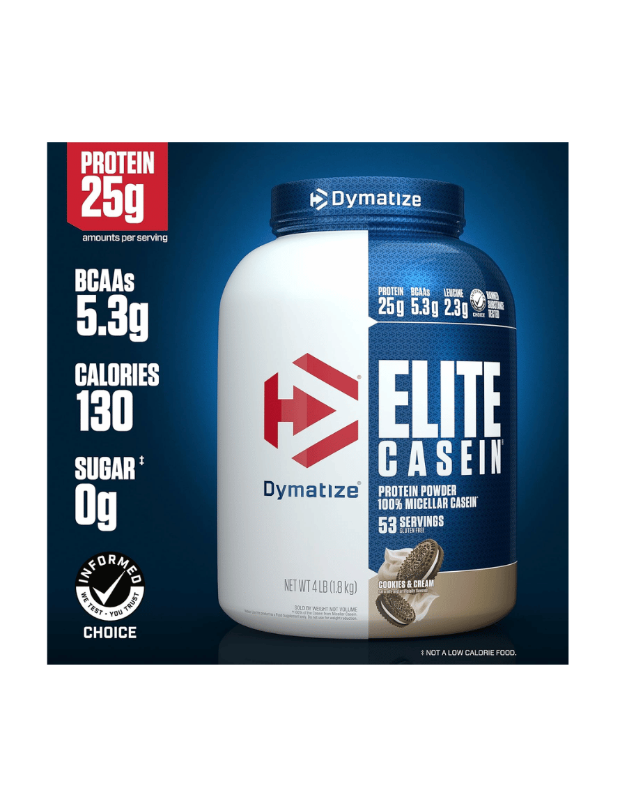 Miniatura: Dymatize Elite Casein 4 Lbs Proteína de Liberación Lenta