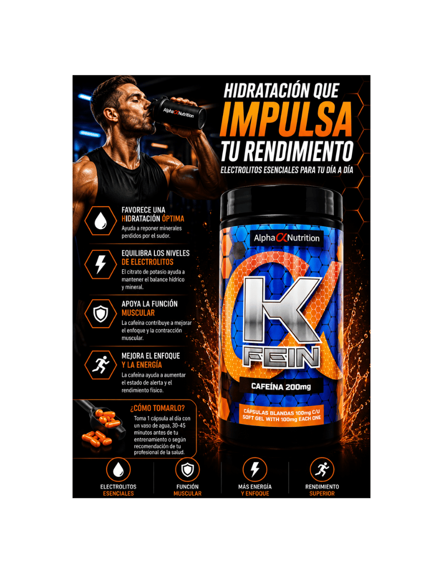 Miniatura: Alpha Kfein 200 Mg 100 Caps – Energía Pura y Enfoque Mental