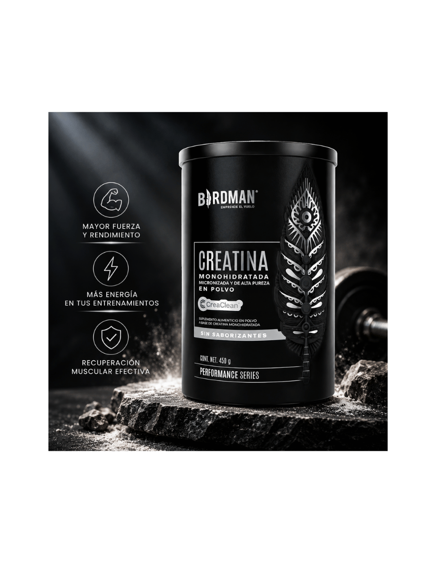 Miniatura: Birdman Creatina Monohidratada 450 g | Mejora Nutricional de Uso Diario