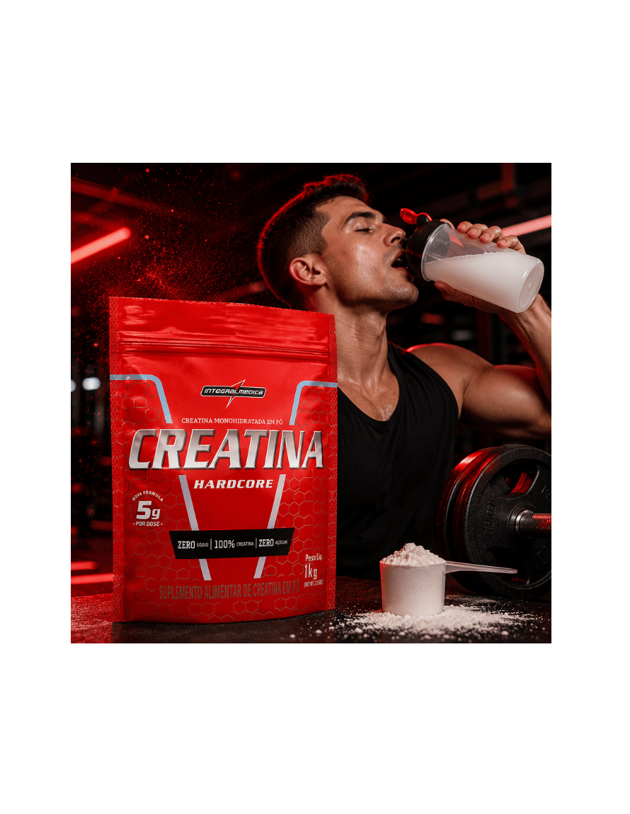 Miniatura: Integral Medica Creatina 1000 g | 200 Serv | Creatina Monohidratada