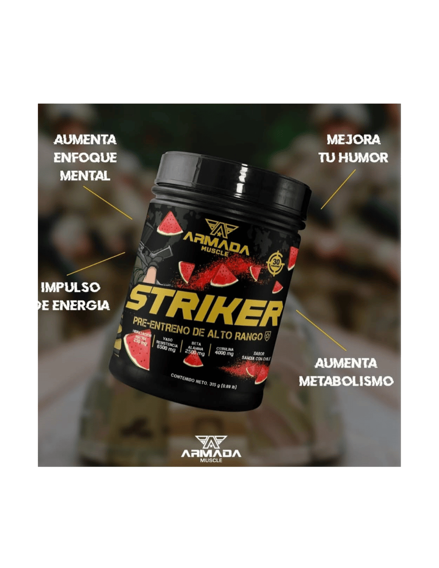 Miniatura: Armada Striker Pre Entreno 30 Serv | Pre Workout de Energia